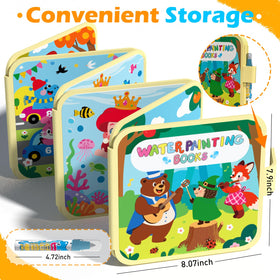 BathKITS magic pages reveal colors with water for open-ended exploration