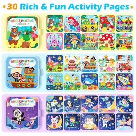 BathKITS animal themed pages inspire color-with-water creativity for little artists