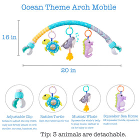 Batoho arch turtle rattle engages touch exploration and play