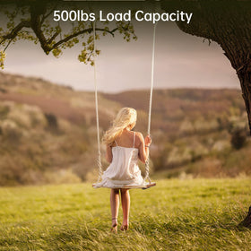 BATTIPAW swing adjustable rope allows easy height customization for kids and adults.
