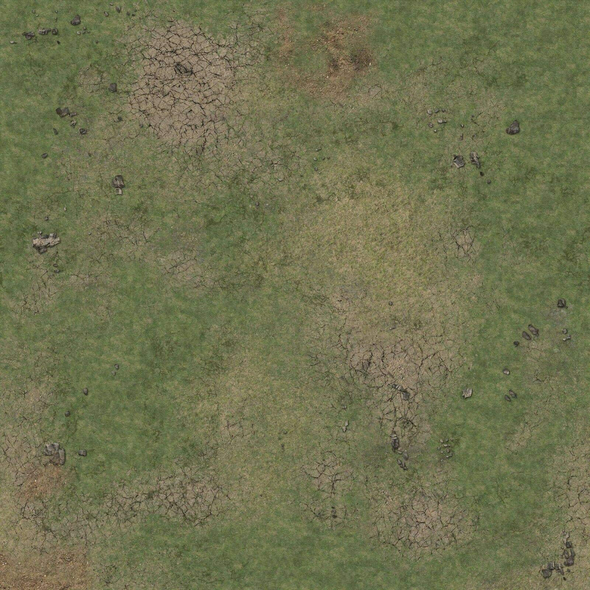 Battle Systems Gaming Mat Grassy Fields with neoprene backing for extra grip.