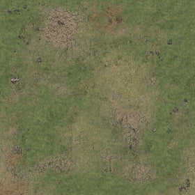 Battle Systems Gaming Mat Grassy Fields with neoprene backing for extra grip.