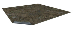 Battle Systems Muddy Streets 3x3 mat top view shows stable neoprene-backed surface.