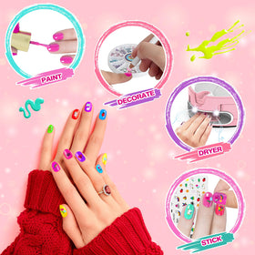 BATTOP File-separator helps smooth edges for clean, mess-free polish.
