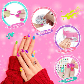 BATTOP nail stickers and gems for creative, sparkly designs