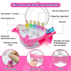 BATTOP water-based non-toxic polish offers bright color safely