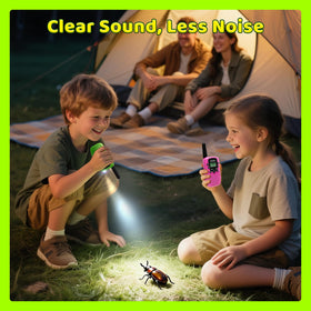 BATURU walkie talkies auto-off helps conserve power during long outings