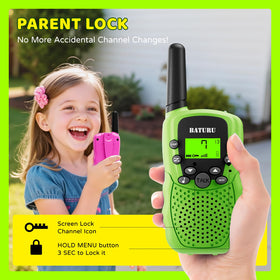 BATURU walkie talkies durable design withstands rough outdoor play