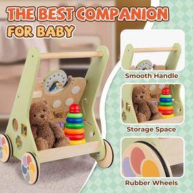 Bautia adjustable speed walker helps parents set safe pacing