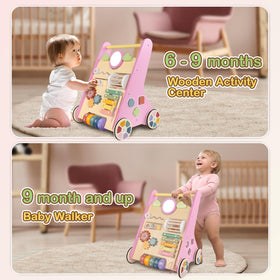 Bautia walker panel demonstrates interactive learning features for babies.