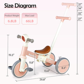 Bautia pedal-removal-easy-assembly showcases quick, tool-free setup for parents.