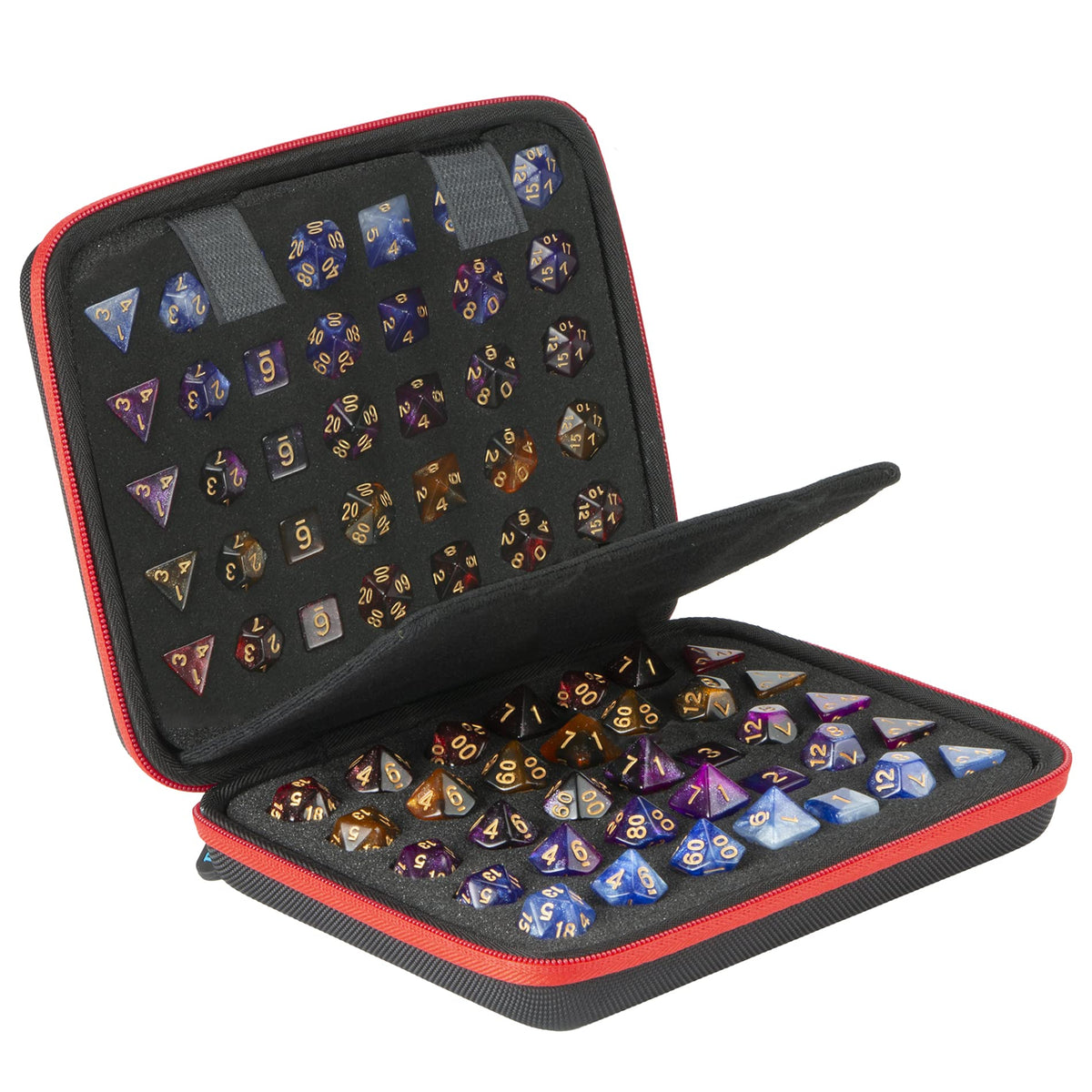 Baval DND Dice Case closed with detachable sponge and tray for quick access