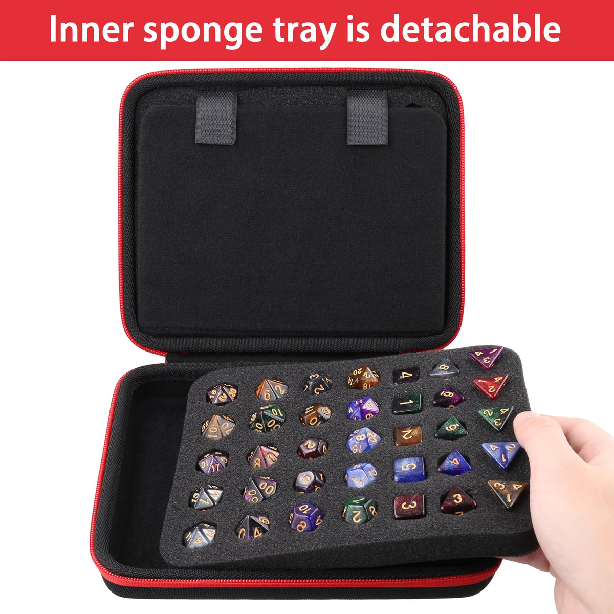 Baval DND Dice Case compact dimensions fit in bags