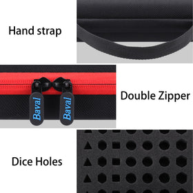 Baval DND Dice Case stores D6 and D20 securely in foam