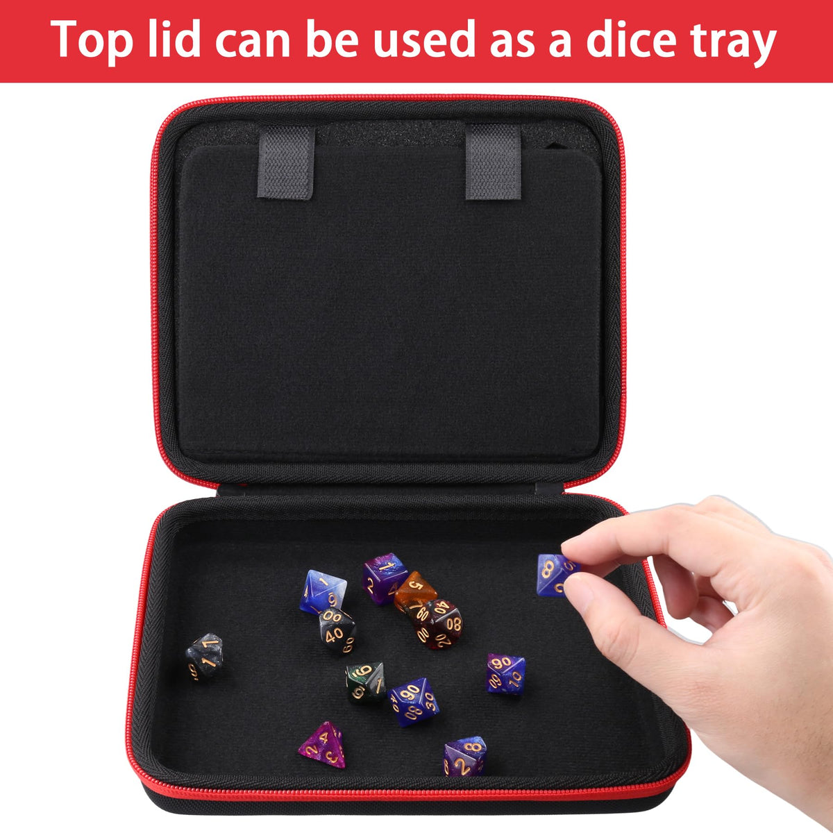 Baval DND Dice Case moisture-resistant design helps deter moisture