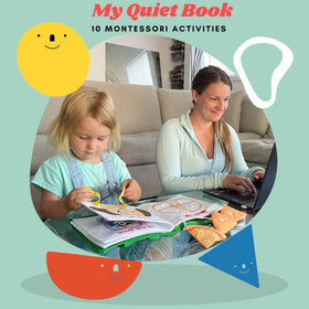 Interactive buttons, zips, and snaps in BAVY Quiet Book for motor skills.