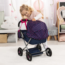 Bayer 4-in-1 doll pram sun hood offers adorable shade for outdoor play
