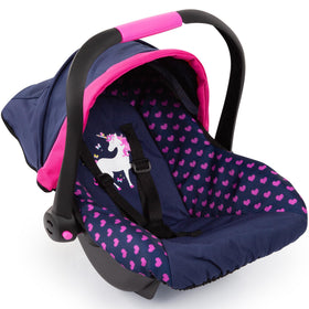 Bayer Baby Doll Car Seat 46cm providing secure fit for 46 cm dolls