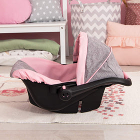 Compact, portable Easy Go car seat for travel and home use.