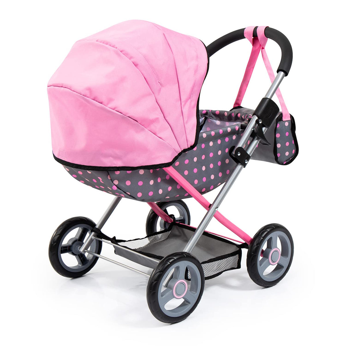 Bayer Doll Pram Cozy Pillow included for extra comfort.