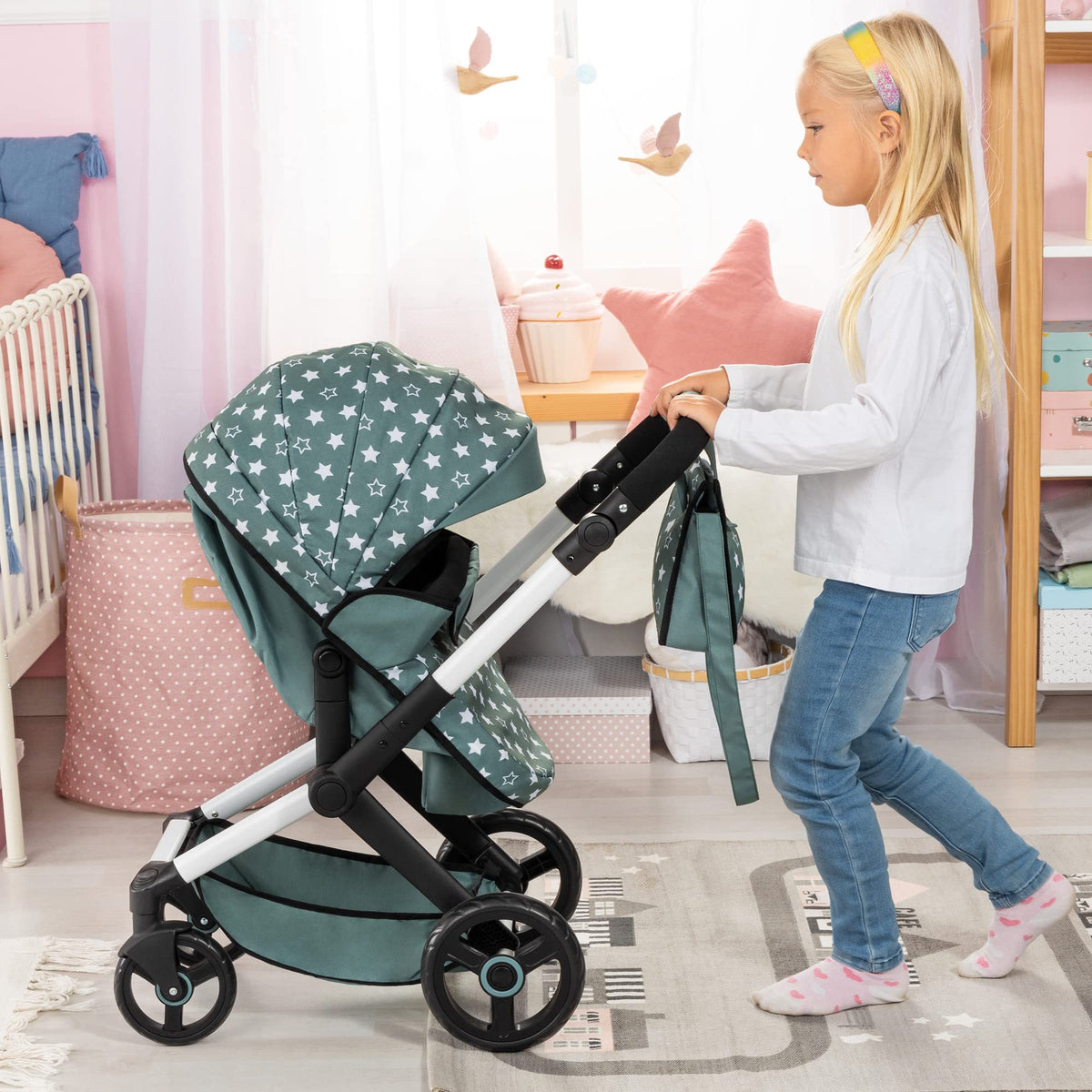 Bayer Xeo front-wheel-stability aids smooth cornering during imagined strolls.