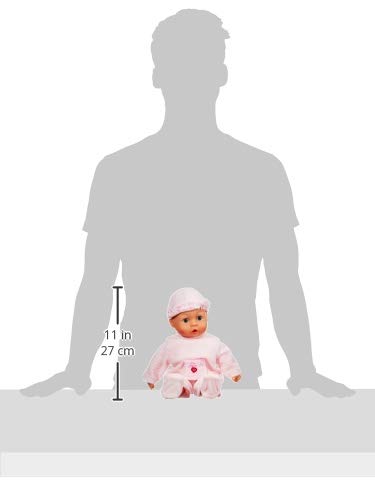 Bayer First Words Baby doll comes with bottle and pacifier for feeding role-play