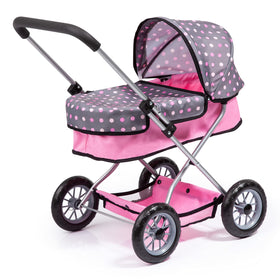 Bayer Smarty pram case cover protects dolls from sun and wind during outdoor pretend play.
