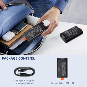 Bayhon 5000mAh spare battery supports reliable party power for longer sessions.
