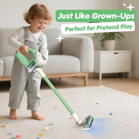 BAYMI 3-in-1 kids vacuum interchangeable nozzles for versatile play tasks.