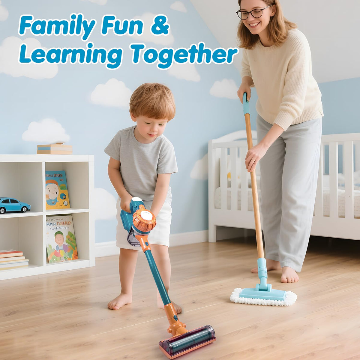 BAYMI easy-release nozzle demonstrates quick setup during playtime