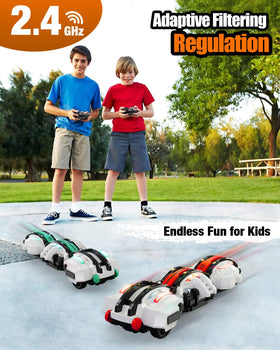 BAZADER RC tires provide grip on smooth surfaces for stable play.