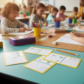 BAZIC Products addition flash cards support early learners’ math confidence