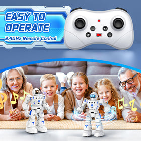 BAZOLOTA robot toy USB charging keeps play sessions quick and convenient