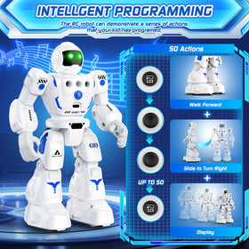 BAZOLOTA robot toy programming feature enables simple sequence building