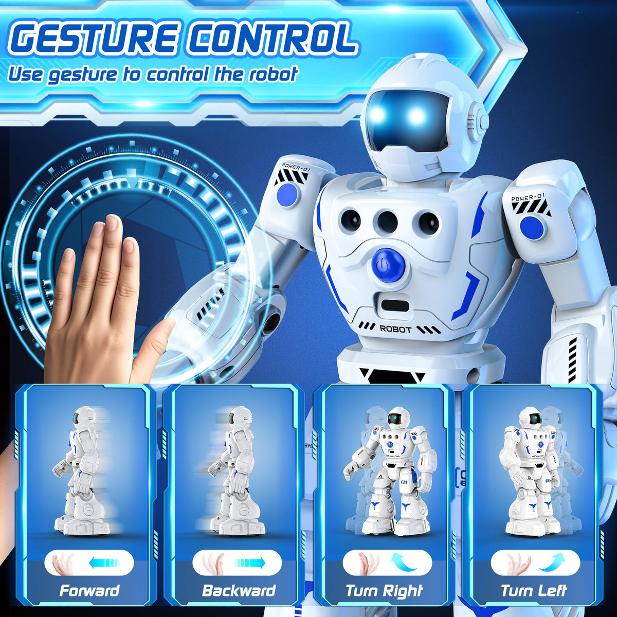BAZOLOTA robot toy singing mode adds music and storytelling to playtime