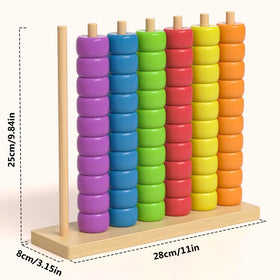 Bazuo color matching puzzle includes 60 rings for varied challenges.