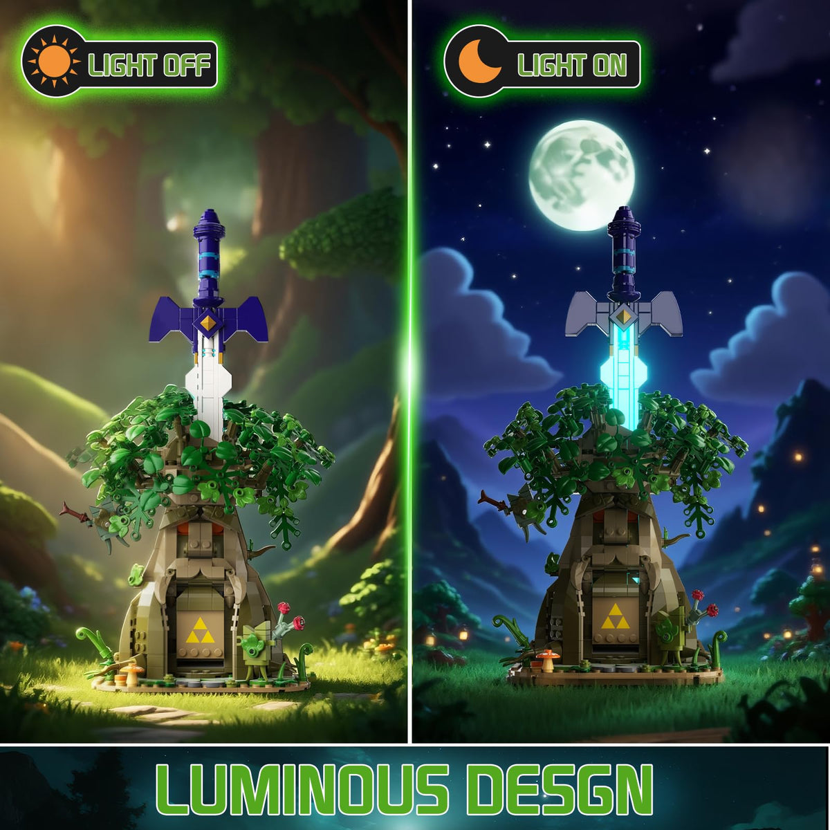 BBEUU coins popping from tree mouth during interactive gameplay.
