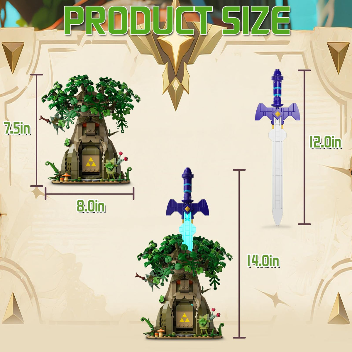 BBEUU coins and sword included for engaging gameplay.