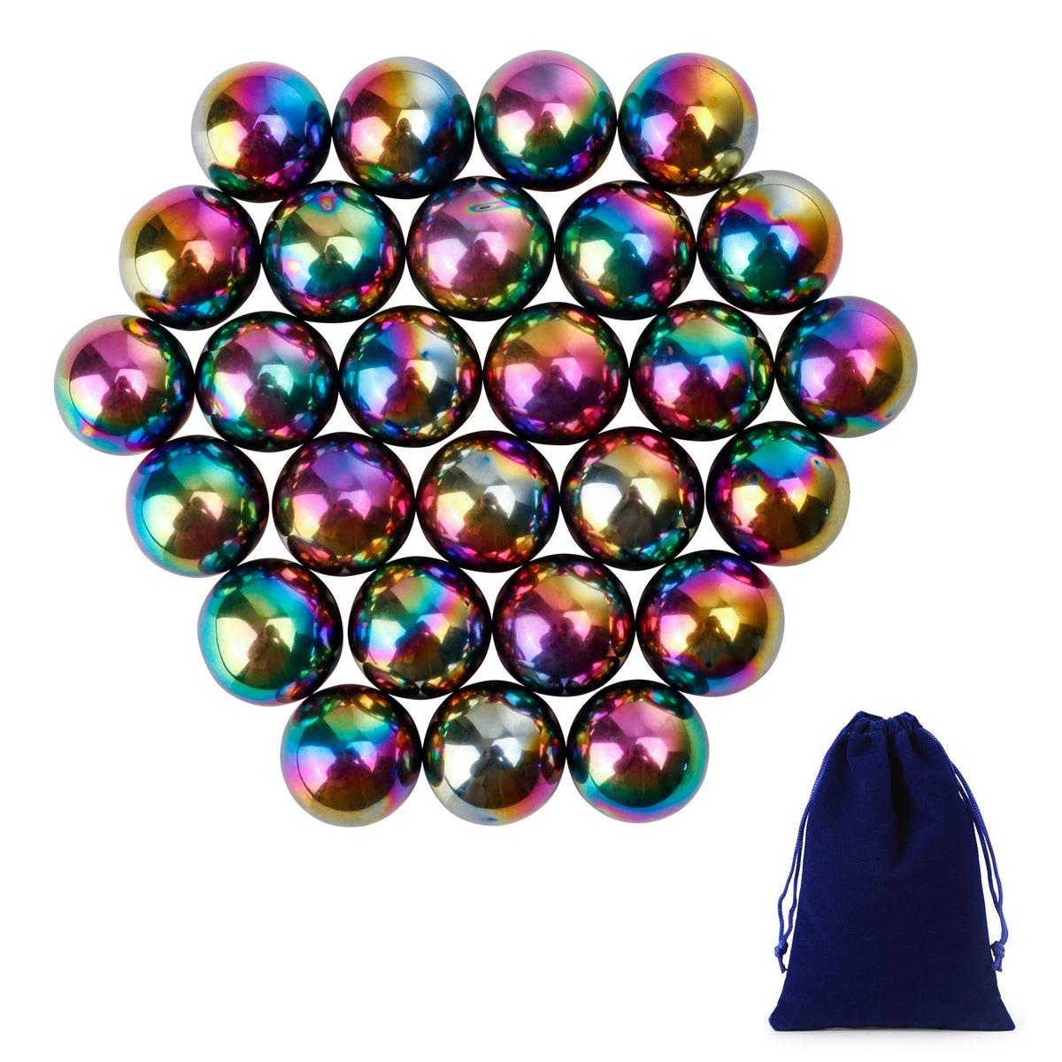 BBfancy rainbow magnetic balls for tactile play and creative exploration.