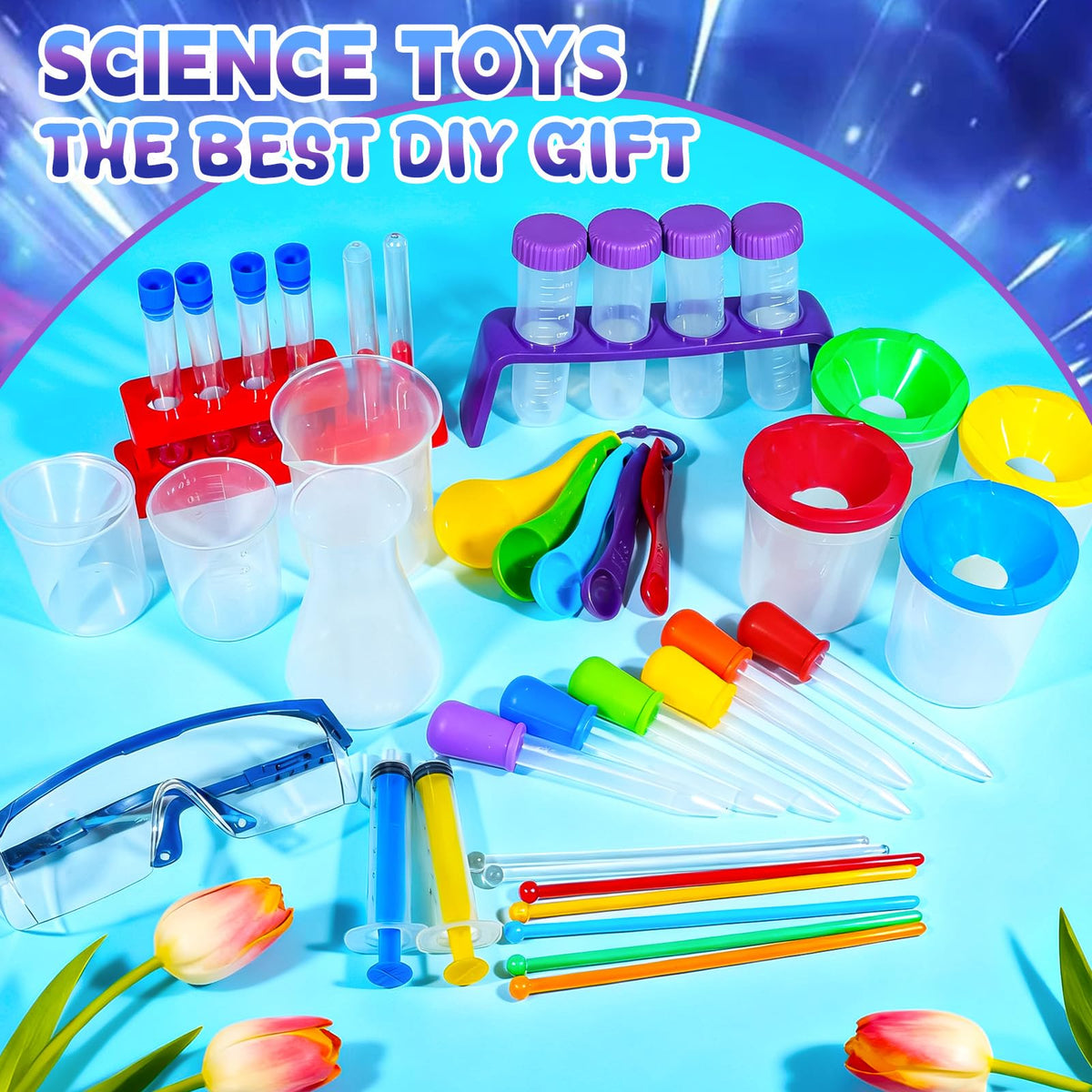 Bbiamsleep plastic beaker supports easy measuring during playful experiments.