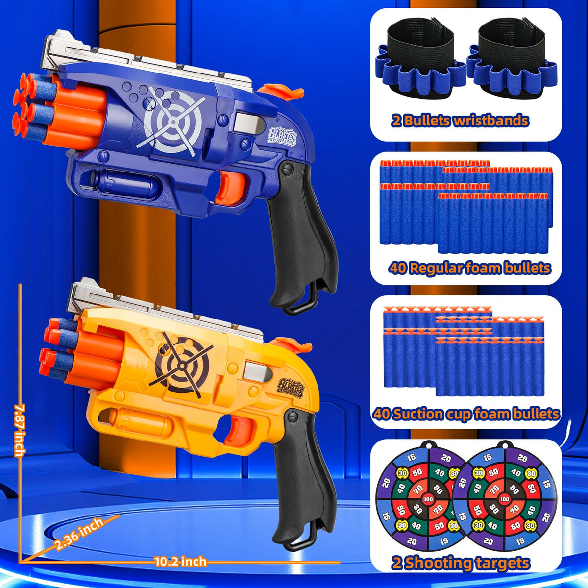 BBnote foam darts 80-count ideal for soft, reusable ammo.