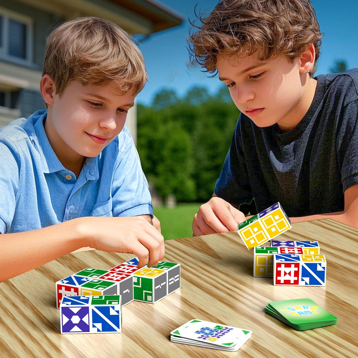 BBnote Matching Puzzle Game blocks set for hands-on play and pattern matching practice.