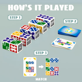 BBnote Matching Puzzle Game for kids and teens offers a tactile way to develop thinking and focus.