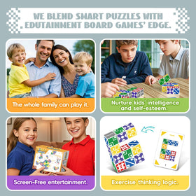 BBnote Matching Puzzle Game storage bag keeps blocks organized after play.