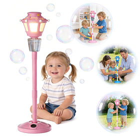 BBnote outdoor setup with bubbles enhances backyard party ambiance