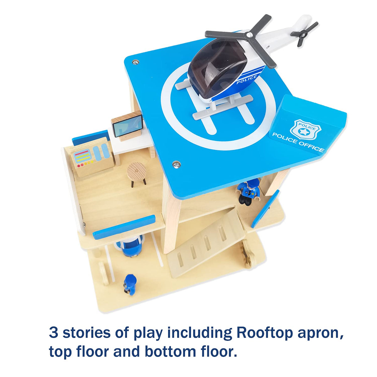BBtinker wooden fire truck invites firefighter action and teamwork