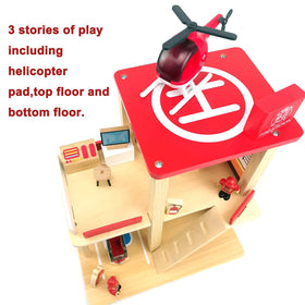 BBtinker Truck and helicopter with figures support dynamic rescue adventures