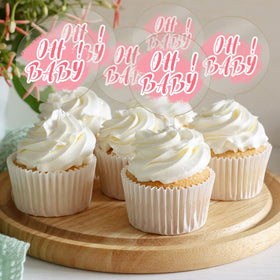 BBTO DIY round toppers for elegant wedding or celebration.
