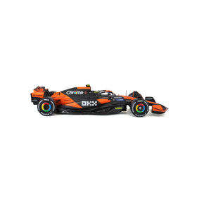 Bburago 1:24 McLaren MCL38 Piastri #81 graphic for display.