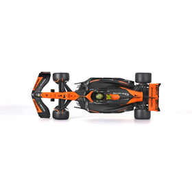 Bburago 1:24 McLaren MCL38 rear detail perfect for shelf display.